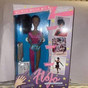 Vtg LJN Flojo Florence Griffith Joyner 1989 Doll NIB Vintage Fashion Doll #2501